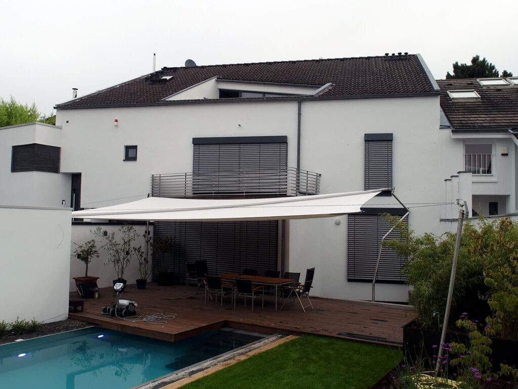 Solarprotect Aufrollbare Sonnensegel Aufrollbares Sonnensegel