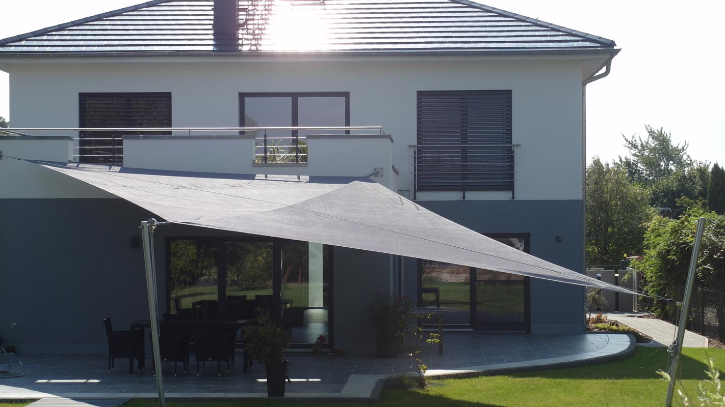 Solarprotect Aufrollbare Sonnensegel Sonnensegel Einfamilienhaus