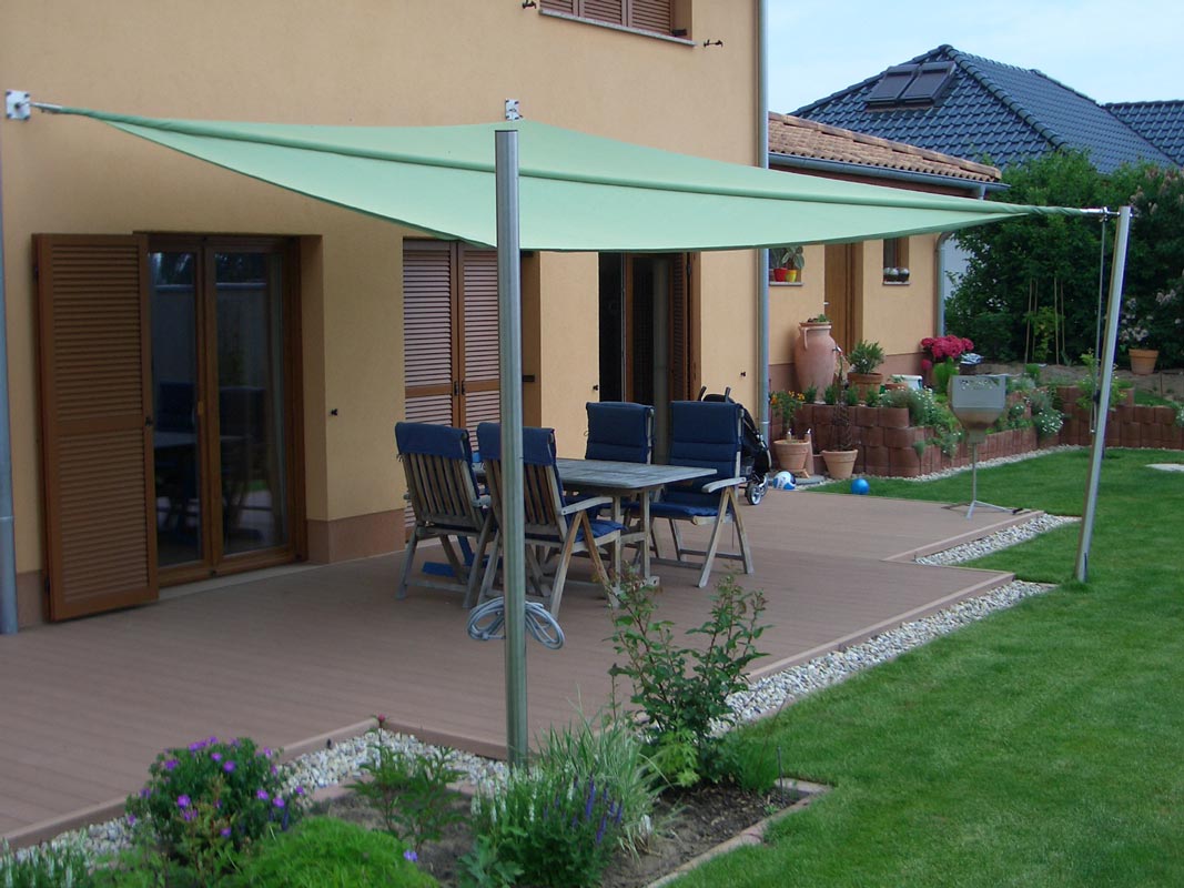 Solarprotect Aufrollbare Sonnensegel  Sonnensegel  