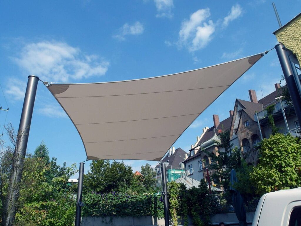 Solarprotect - Aufrollbare Sonnensegel Klassisches Sonnensegel Hof