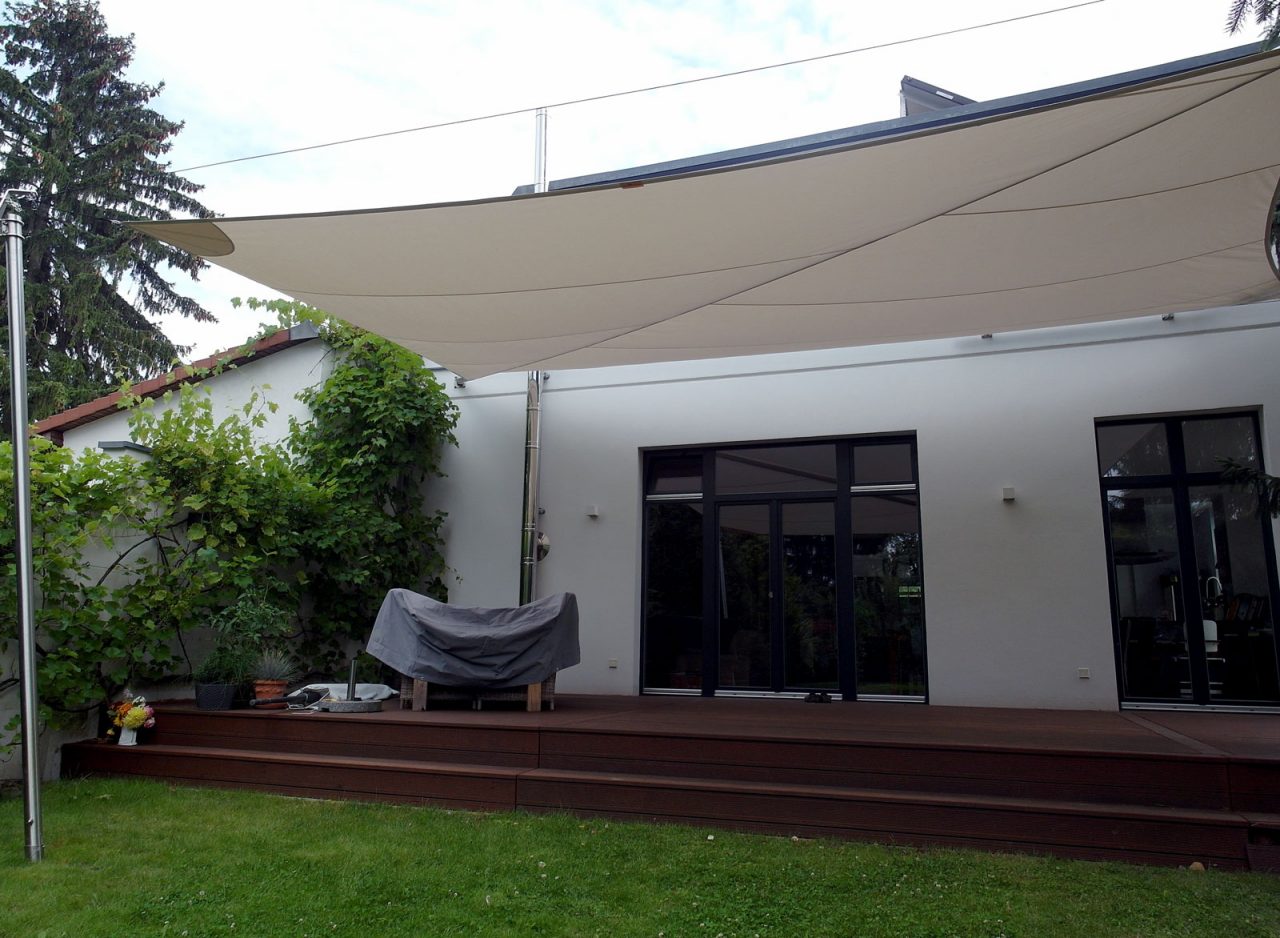 Solarprotect Aufrollbare Sonnensegel Klassisches Sonnensegel Terrasse