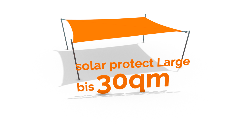 SPM - solarprotect Large Sonnensegel bis 30qm Segelfläche