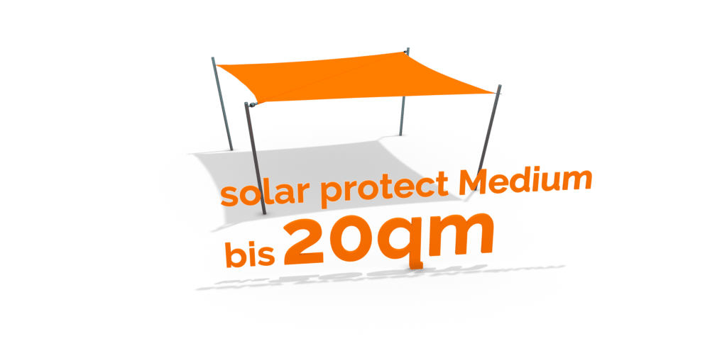 SPM - solarprotect medium Sonnensegel bis 20qm Segelfläche