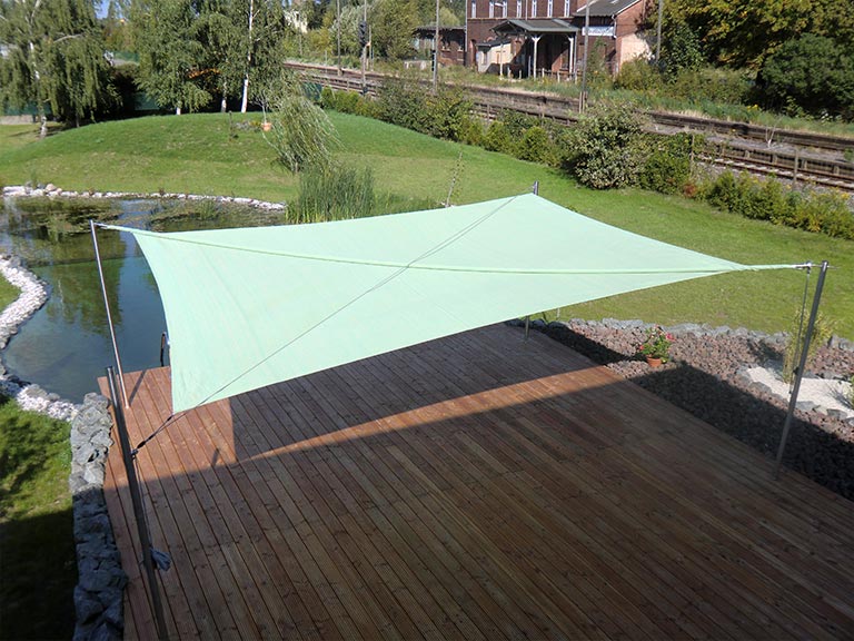 Hochwertige Sonnensegel für Ihre Terrasse solar protect