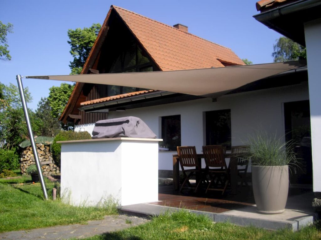 Solarprotect - Aufrollbare Sonnensegel Sonnenschutz für Terrasse tolle