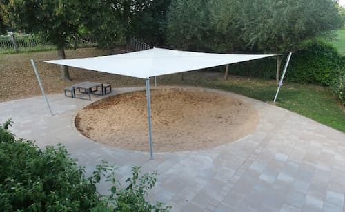 Sandpit and playground awnings 